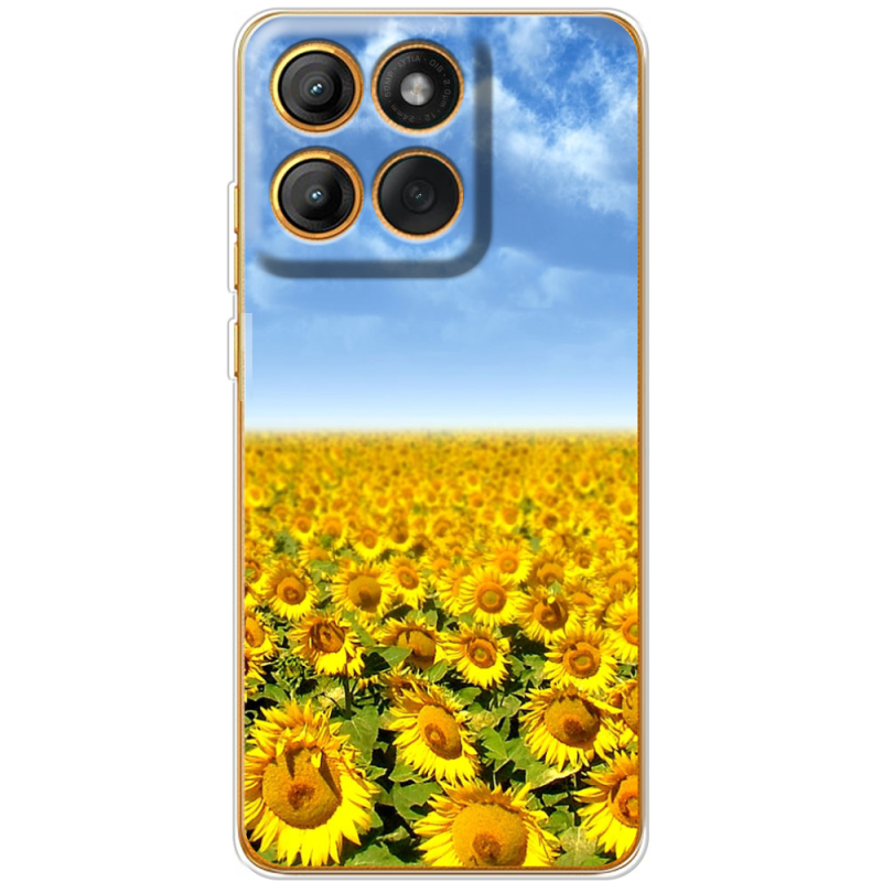 Чохол BoxFace Moto Edge 60 Подсолнухи