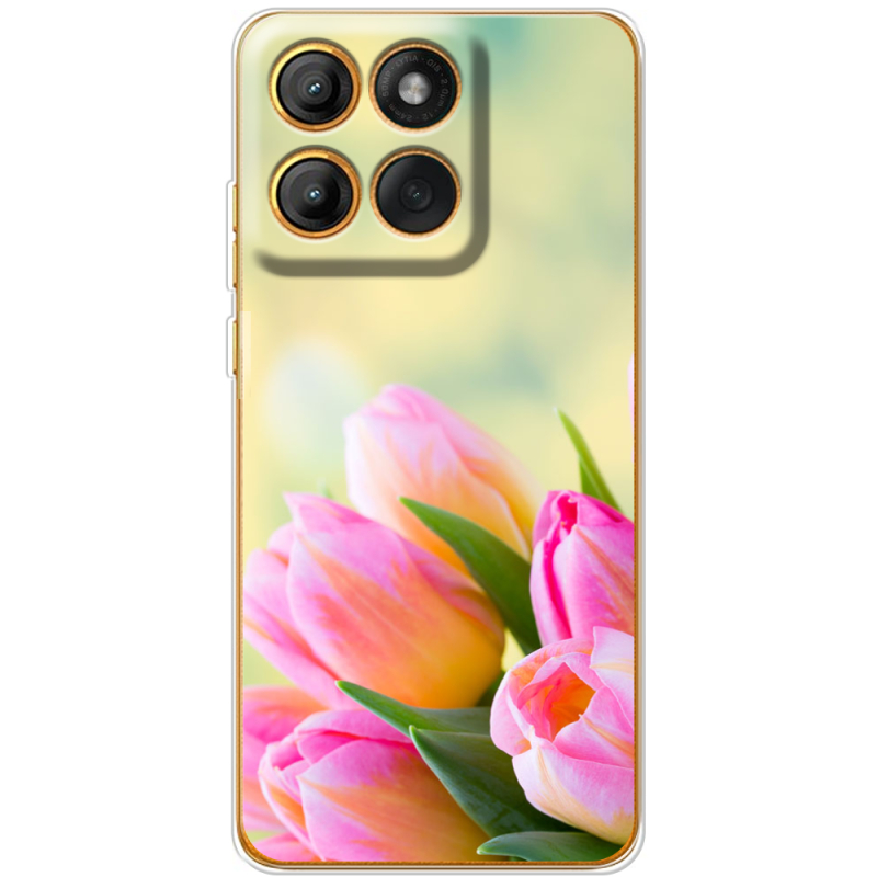 Чохол BoxFace Moto Edge 60 Bouquet of Tulips
