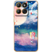 Чохол BoxFace Moto Edge 60 Sky Lanterns