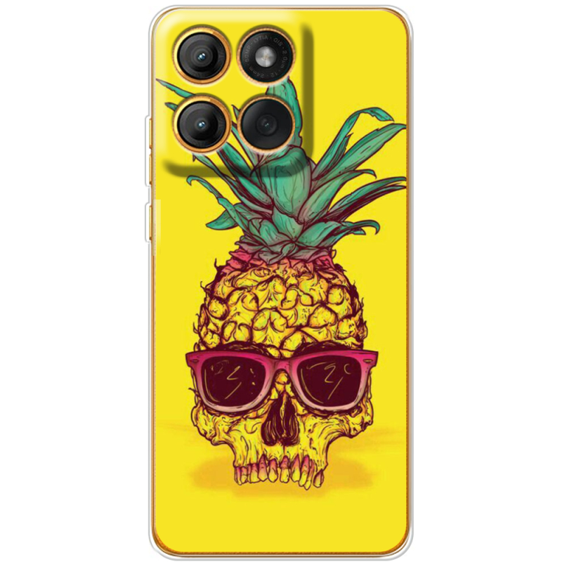 Чохол BoxFace Moto Edge 60 Pineapple Skull