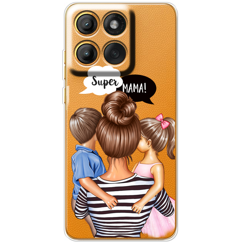 Прозорий чохол BoxFace Moto Edge 60 Super Mama