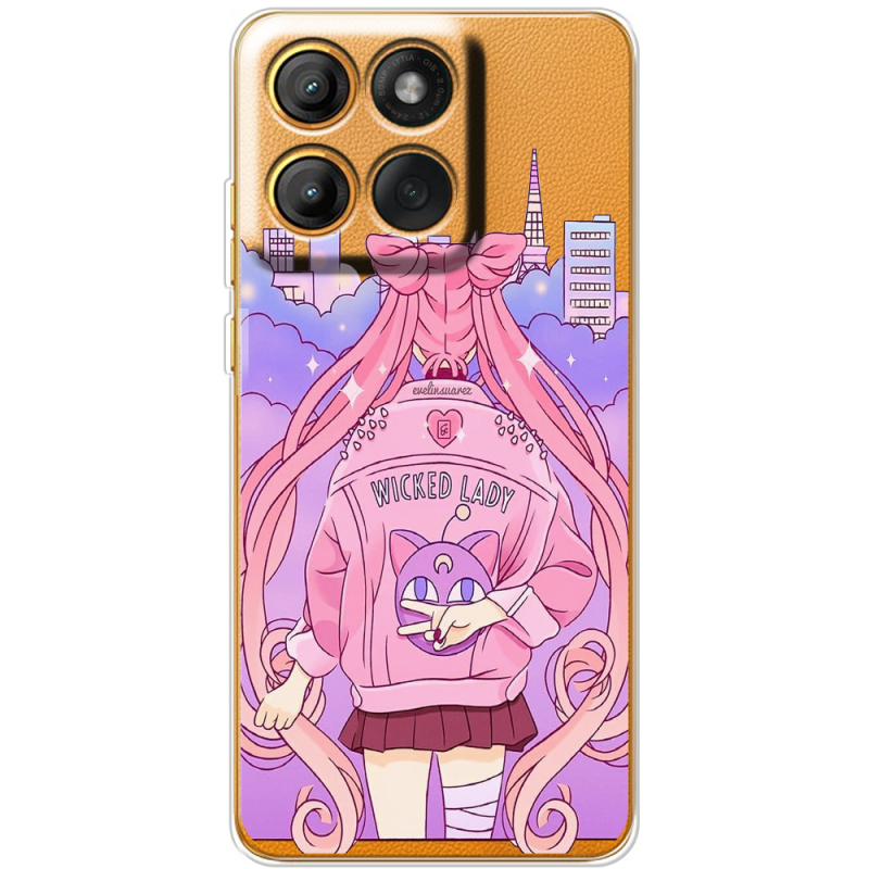 Прозорий чохол BoxFace Moto Edge 60 Wiked Lady