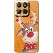 Прозорий чохол BoxFace Moto Edge 60 Winter Deer