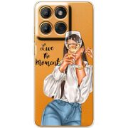 Прозорий чохол BoxFace Moto Edge 60 Live The Moment