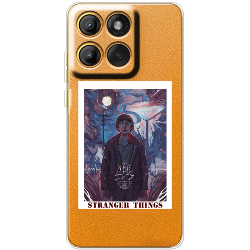 Прозорий чохол BoxFace Moto Edge 60 Stranger Things