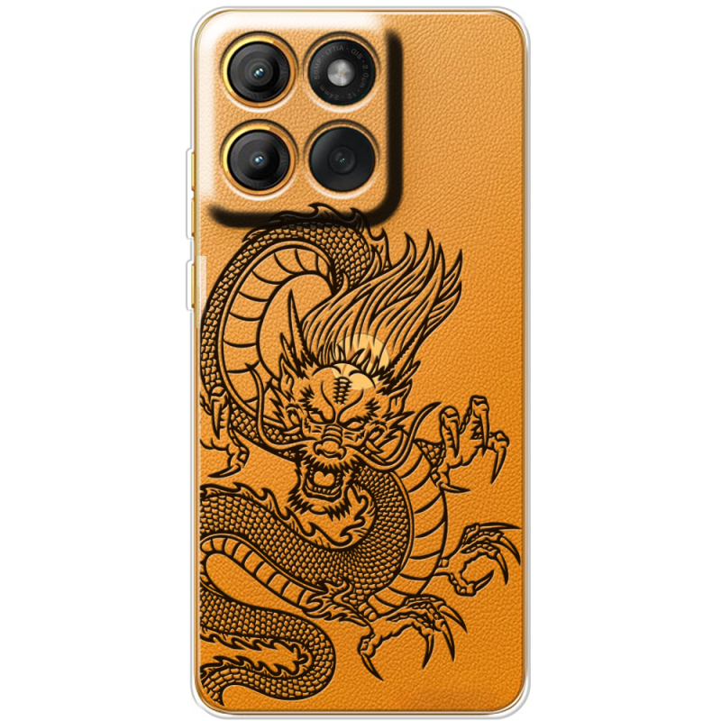 Прозорий чохол BoxFace Moto Edge 60 Chinese Dragon