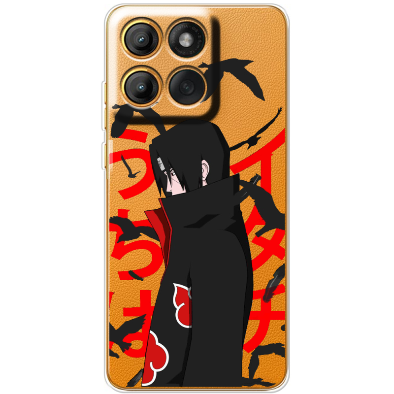 Прозорий чохол BoxFace Moto Edge 60 Учиха Итачи