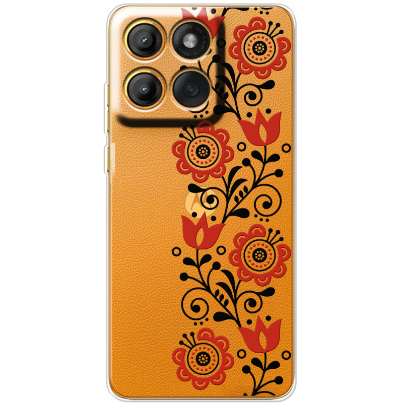 Прозорий чохол BoxFace Moto Edge 60 Ethno Ornament