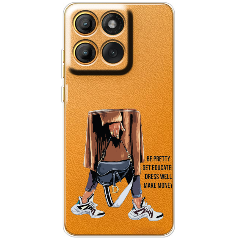 Прозорий чохол BoxFace Moto Edge 60 Motivation