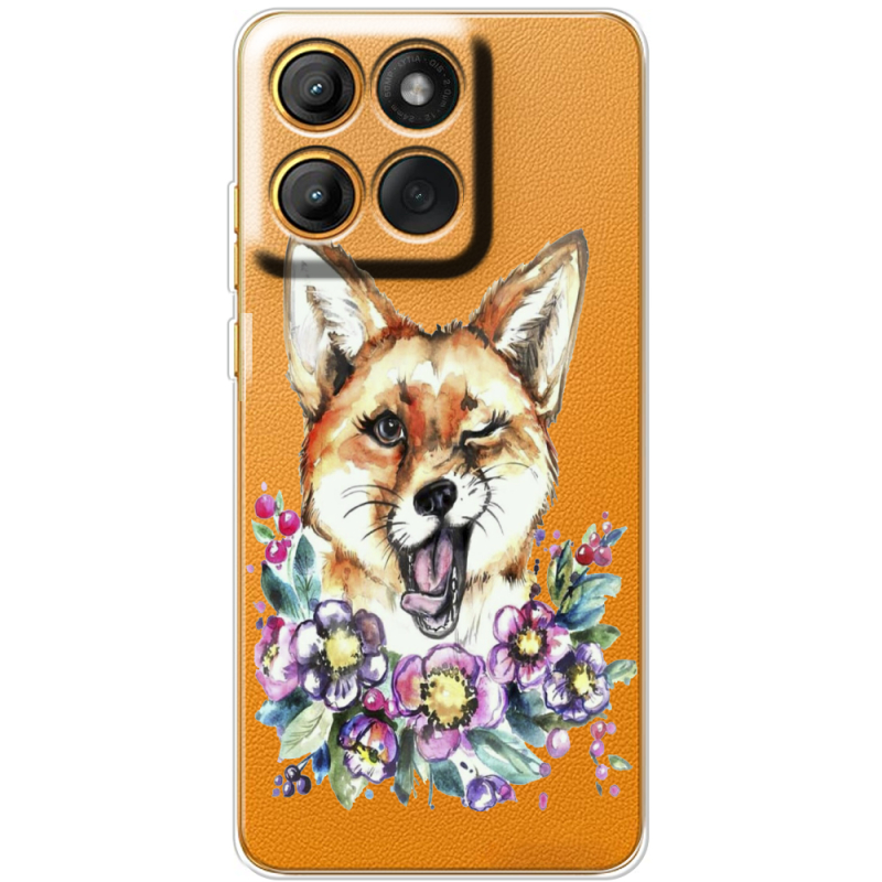 Прозорий чохол BoxFace Moto Edge 60 Winking Fox