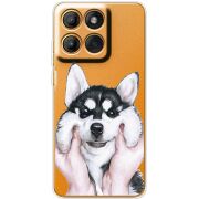 Прозорий чохол BoxFace Moto Edge 60 Husky