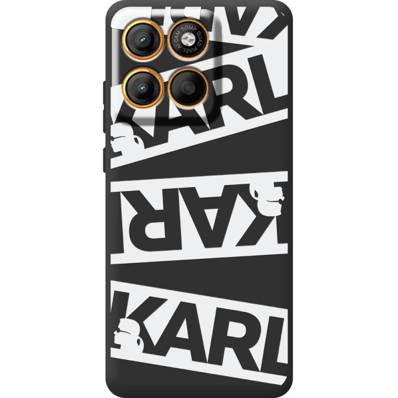 Чорний чохол BoxFace Moto Edge 60 White Karl