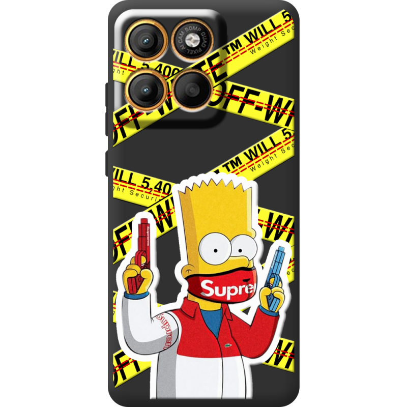 Чорний чохол BoxFace Moto Edge 60 White Bart