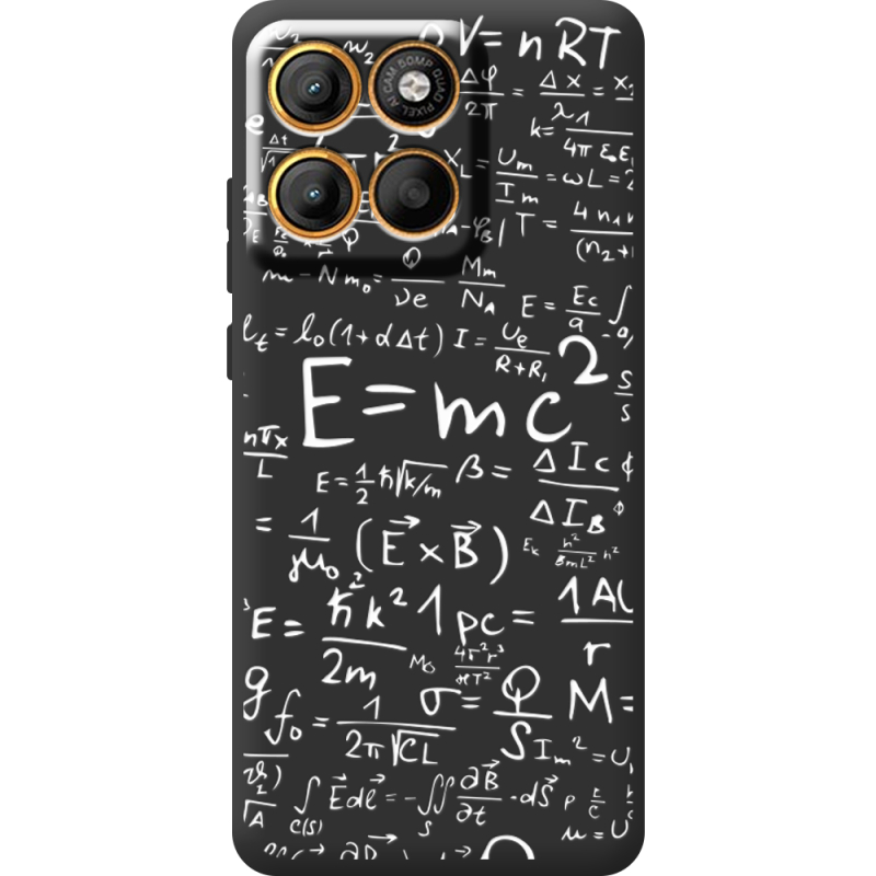 Чорний чохол BoxFace Moto Edge 60 E=mc2