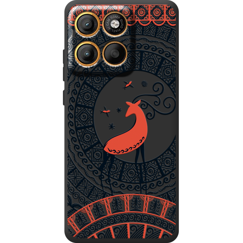 Чорний чохол BoxFace Moto Edge 60 Ornament