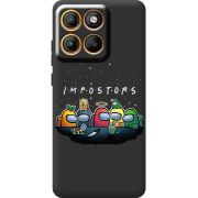 Чорний чохол BoxFace Moto Edge 60 Among Us Impostors