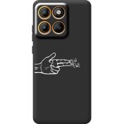 Чорний чохол BoxFace Moto Edge 60 Pew Pew