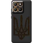 Чорний чохол BoxFace Moto Edge 60 Ukrainian Trident