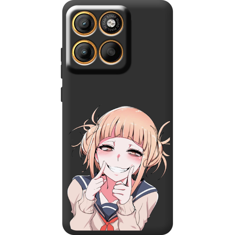 Чорний чохол BoxFace Moto Edge 60 Himiko Toga Smile