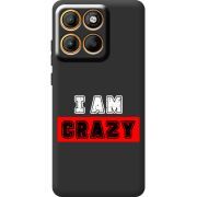 Чорний чохол BoxFace Moto Edge 60 I'm Crazy