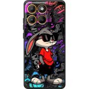 Чорний чохол BoxFace Moto Edge 60 Малий вухань