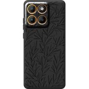 Чорний чохол BoxFace Moto Edge 60 Leaves