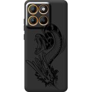 Чорний чохол BoxFace Moto Edge 60 Snake