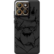 Чорний чохол BoxFace Moto Edge 60 Bear King