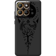 Чорний чохол BoxFace Moto Edge 60 Hugin and Munin