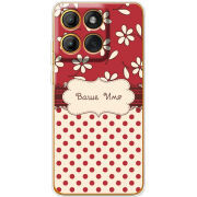 Чохол BoxFace Moto Edge 60 Fusion Именной Polka Dots