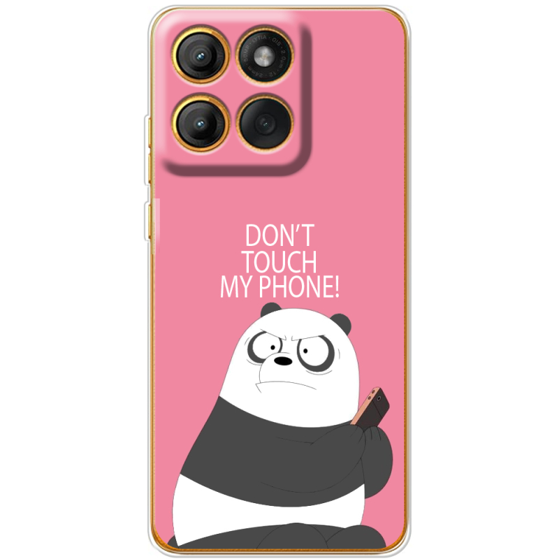 Чохол BoxFace Moto Edge 60 Fusion Dont Touch My Phone Panda