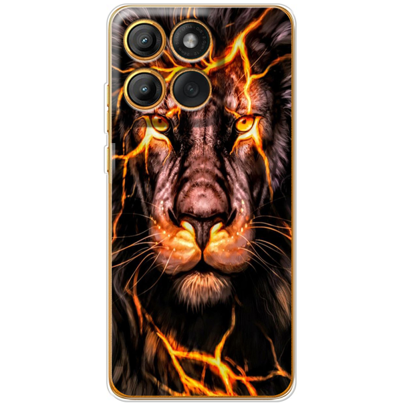 Чохол BoxFace Moto Edge 60 Fusion Fire Lion