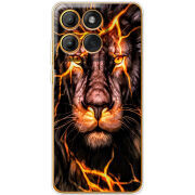 Чохол BoxFace Moto Edge 60 Fusion Fire Lion