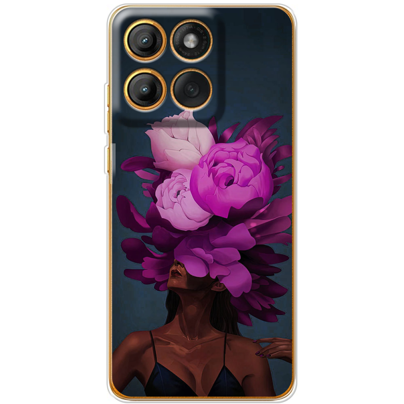 Чохол BoxFace Moto Edge 60 Fusion Exquisite Purple Flowers