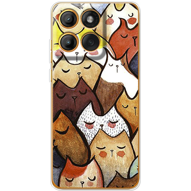 Чохол BoxFace Moto Edge 60 Fusion Sleepy Cats