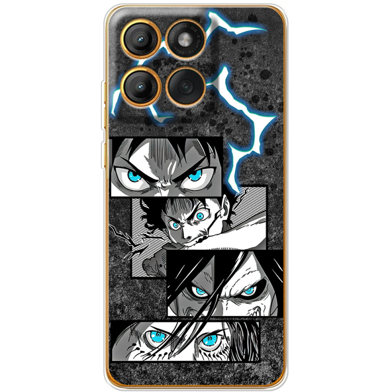 Чохол BoxFace Moto Edge 60 Fusion Eren Yeager Transformation