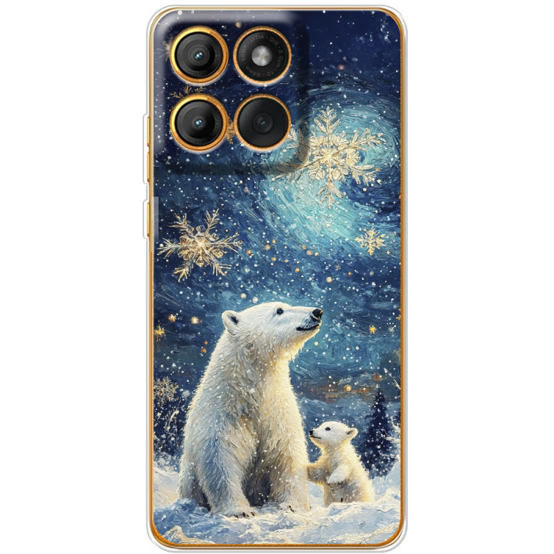 Чохол BoxFace Moto Edge 60 Fusion Північні ведмеді