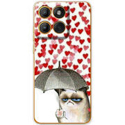 Чохол BoxFace Moto Edge 60 Fusion Raining Hearts