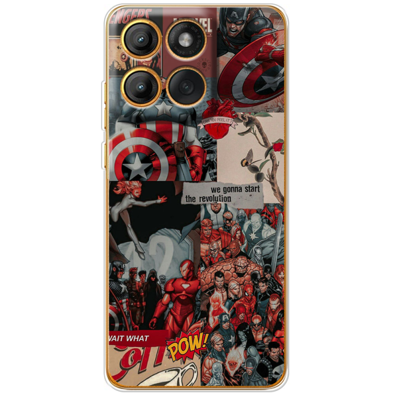 Чохол BoxFace Moto Edge 60 Fusion Marvel Avengers