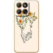 Чохол BoxFace Moto Edge 60 Fusion Flower Hands