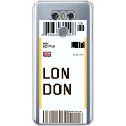 Прозрачный чехол Uprint LG G6 Ticket London