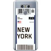 Прозрачный чехол Uprint LG G6 Ticket New York