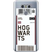 Прозрачный чехол Uprint LG G6 Ticket Hogwarts