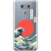 Прозрачный чехол Uprint LG G6 Большая волна в Канагаве