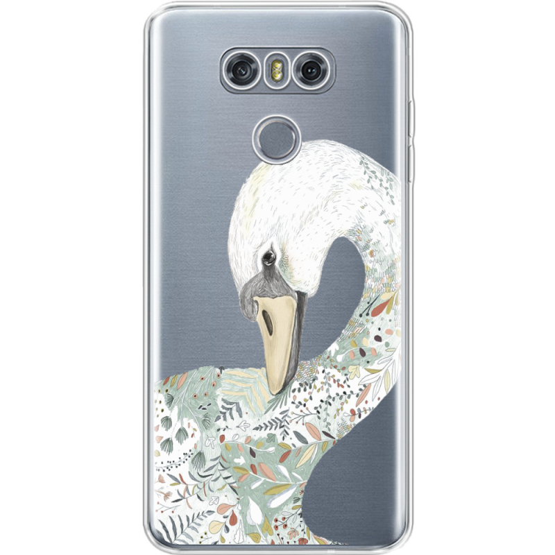 Прозрачный чехол Uprint LG G6 Swan