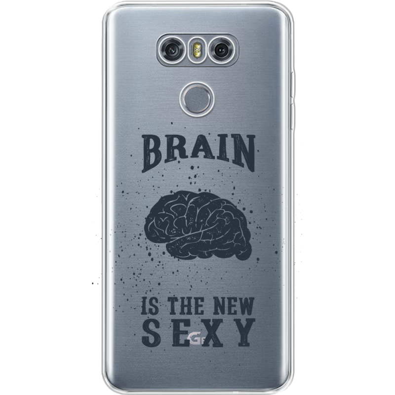 Прозрачный чехол Uprint LG G6 Sexy Brain