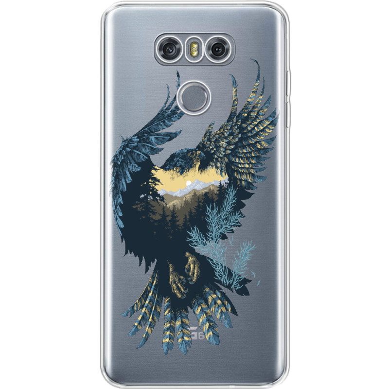 Прозрачный чехол Uprint LG G6 Eagle