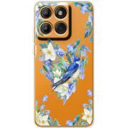 Прозорий чохол BoxFace Moto Edge 60 Fusion Spring Bird