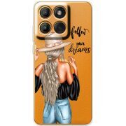 Прозорий чохол BoxFace Moto Edge 60 Fusion Follow Your Dreams