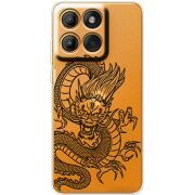 Прозорий чохол BoxFace Moto Edge 60 Fusion Chinese Dragon